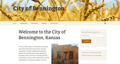 Desktop Screenshot of cityofbennington.com